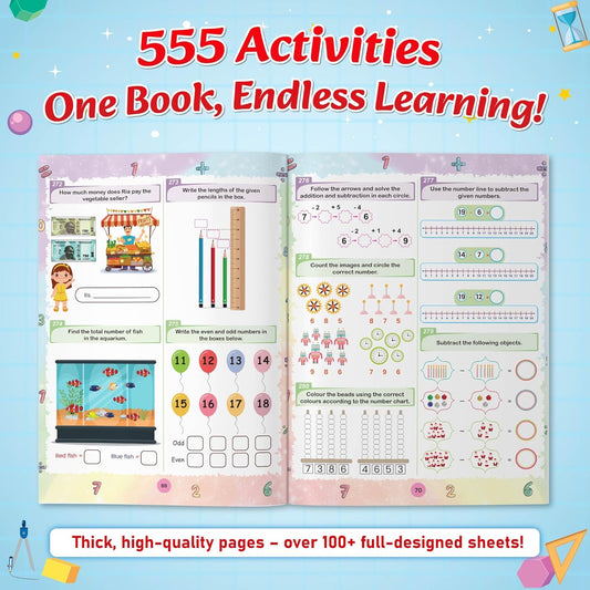 Maths Traceable Practice Book for Kids