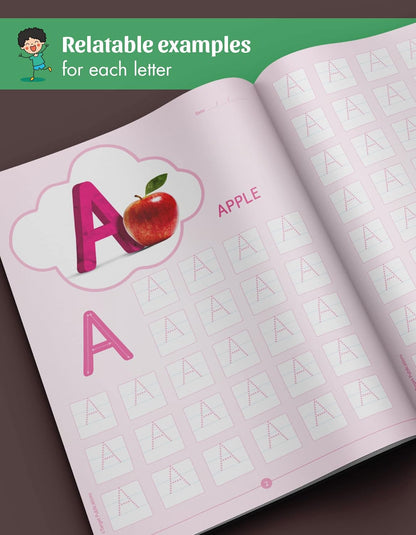 English Traceable Writing Book for Kids